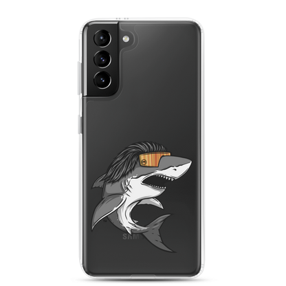 Shark Mullet Samsung Case - Clear