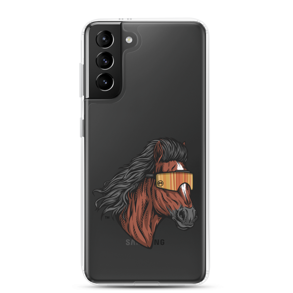 Horse Mullet Samsung Case - Clear