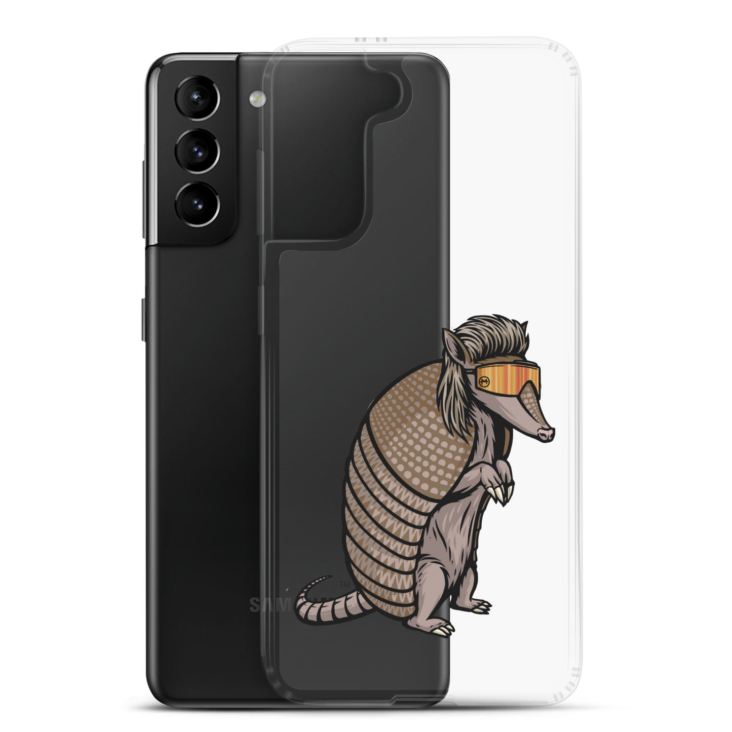 Armadillo Mullet Samsung Case - Clear