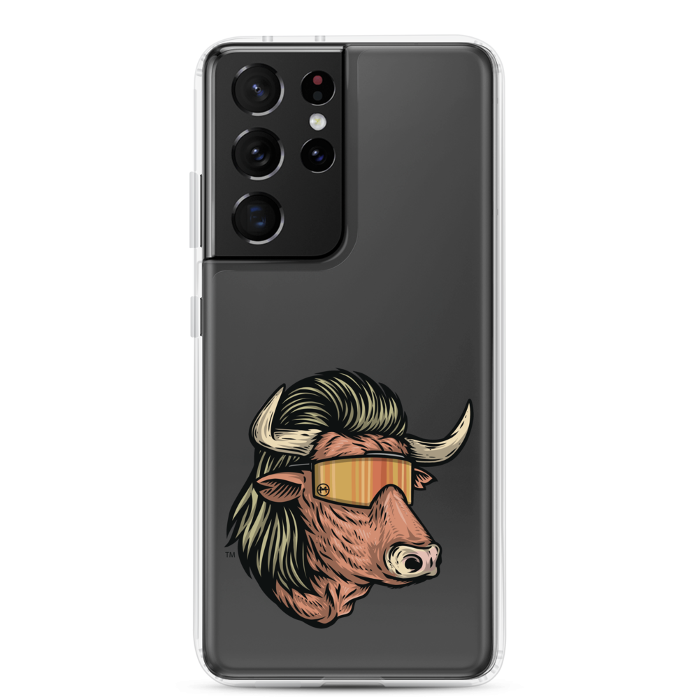 Bull Mullet Samsung Case - Clear