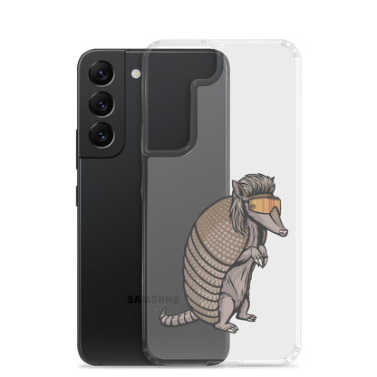 Armadillo Mullet Samsung Case - Clear