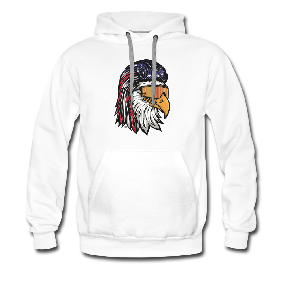 Eagle Mullet USA Premium Hoodie - white