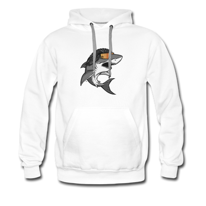 Shark Mullet Premium Hoodie - white