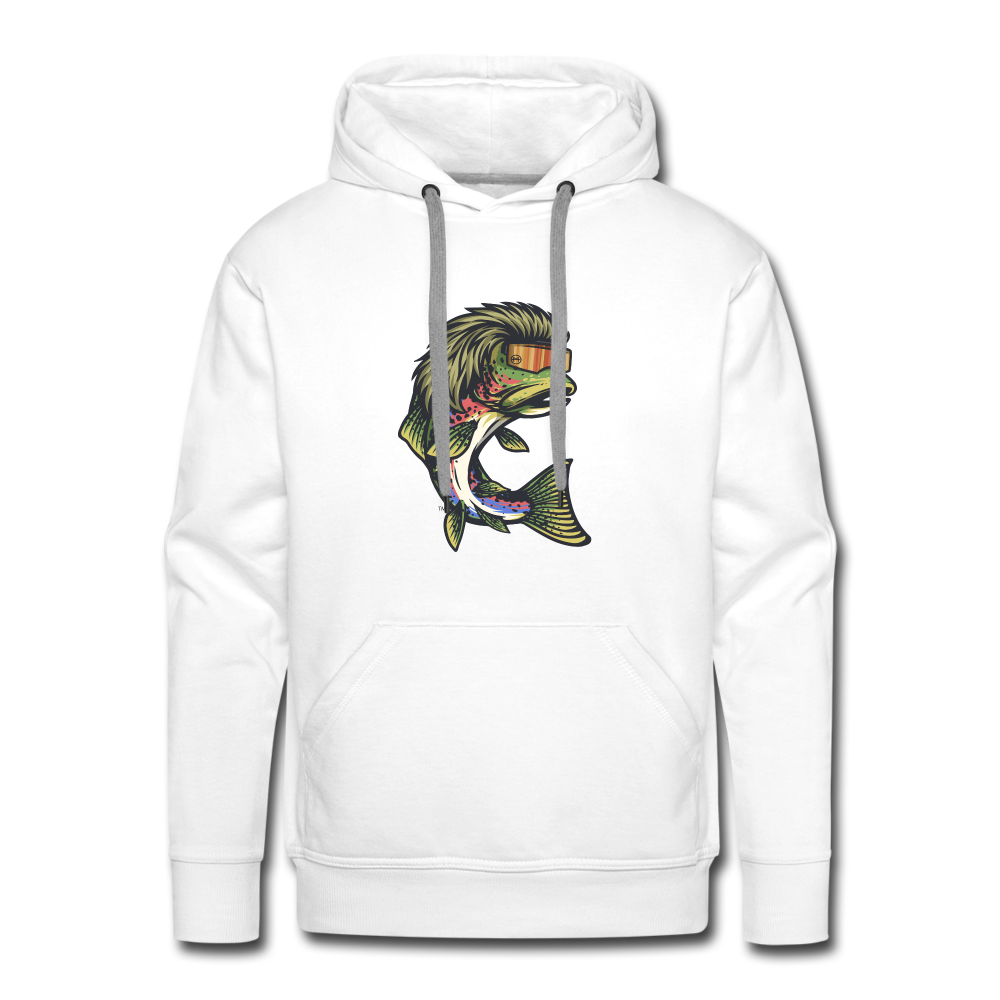 Trout Mullet Premium Hoodie - white