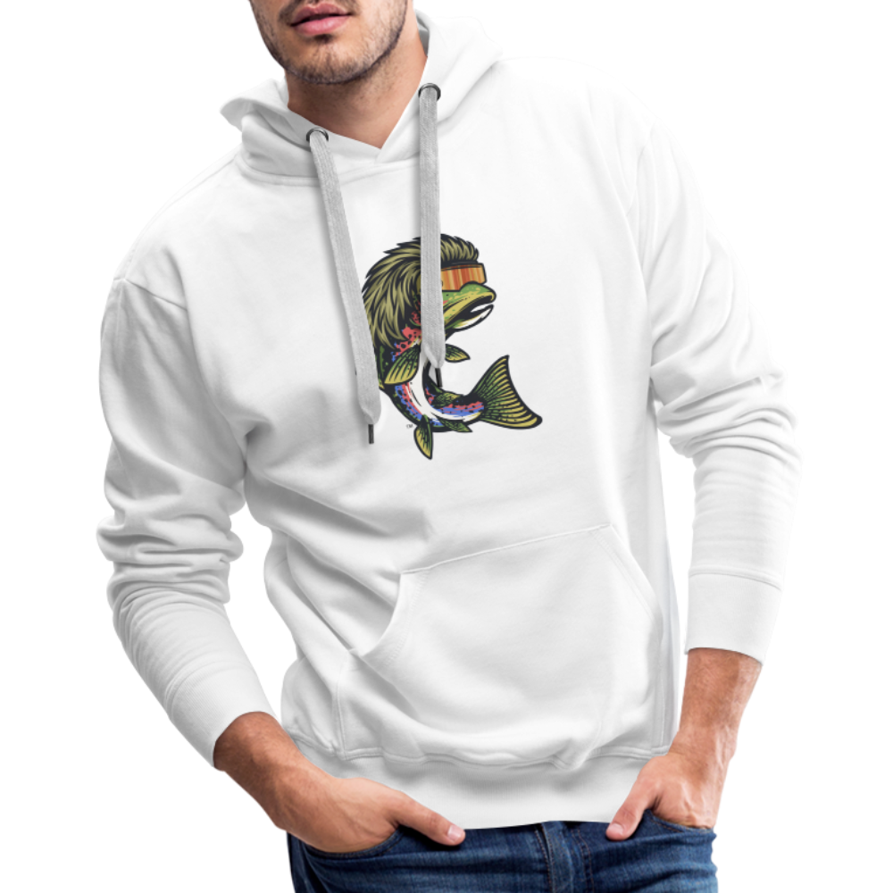 Trout Mullet Premium Hoodie - white