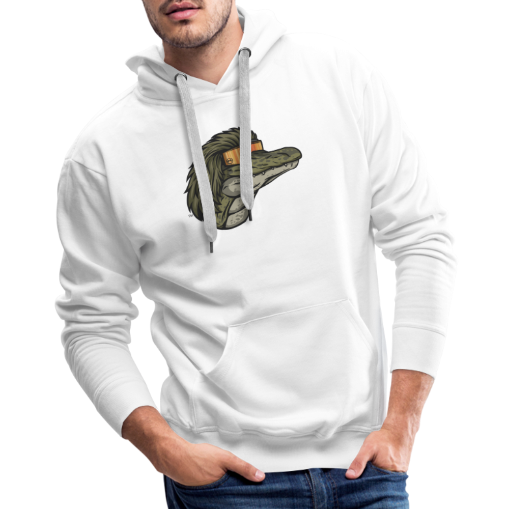 Gator Mullet Premium Hoodie - white