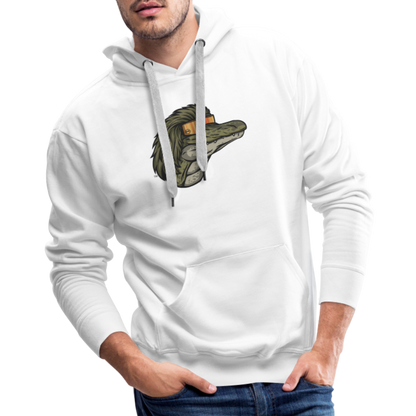 Gator Mullet Premium Hoodie - white