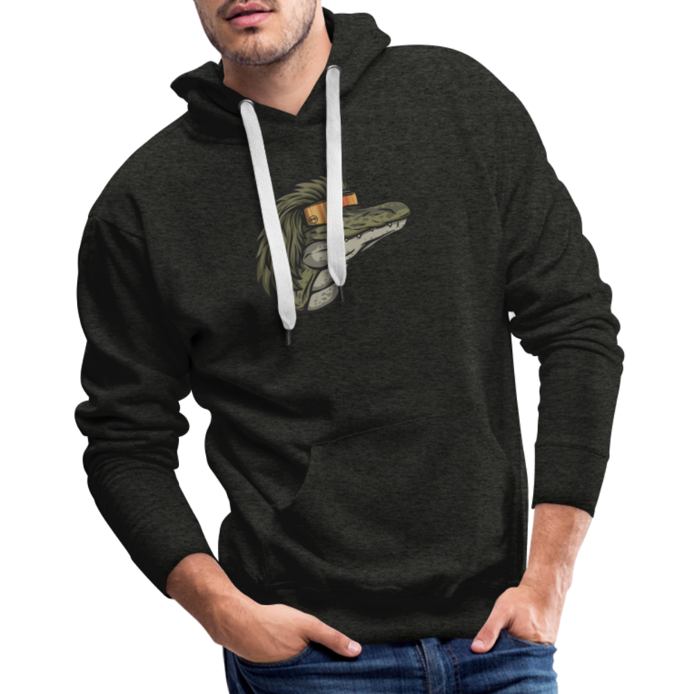 Gator Mullet Premium Hoodie - charcoal grey