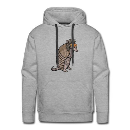 Armadillo Mullet Premium Hoodie - heather grey