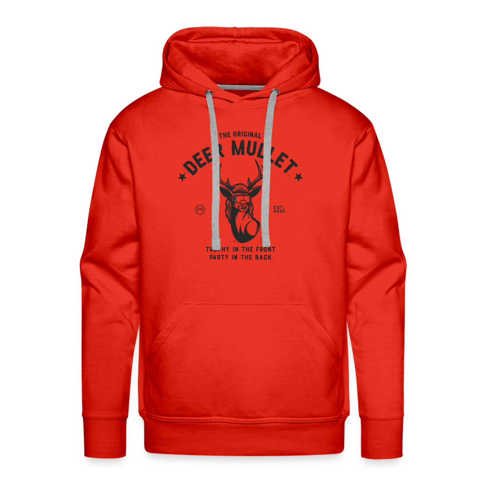 The Original Deer Mullet Motto Premium Hoodie - red